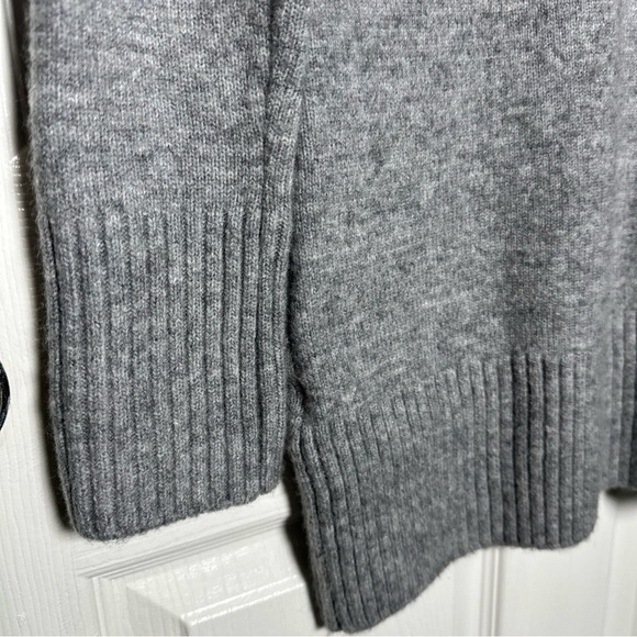 ZARA Women’s Soft Knit Sweater Dress XSmall Heather Grey Preppy Office Normie - Picture 10 of 15